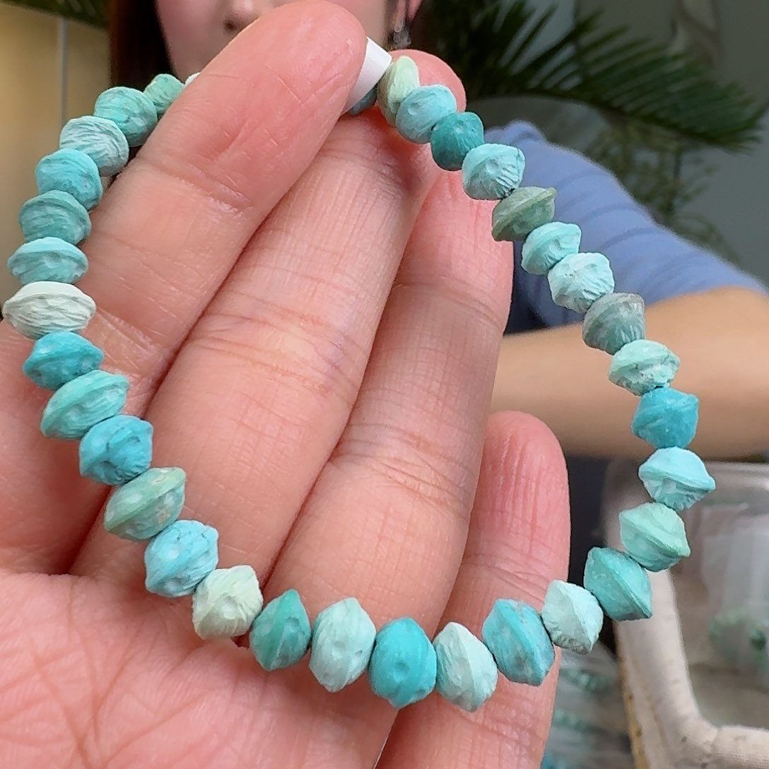 绿松石珠宝奇石未镶嵌