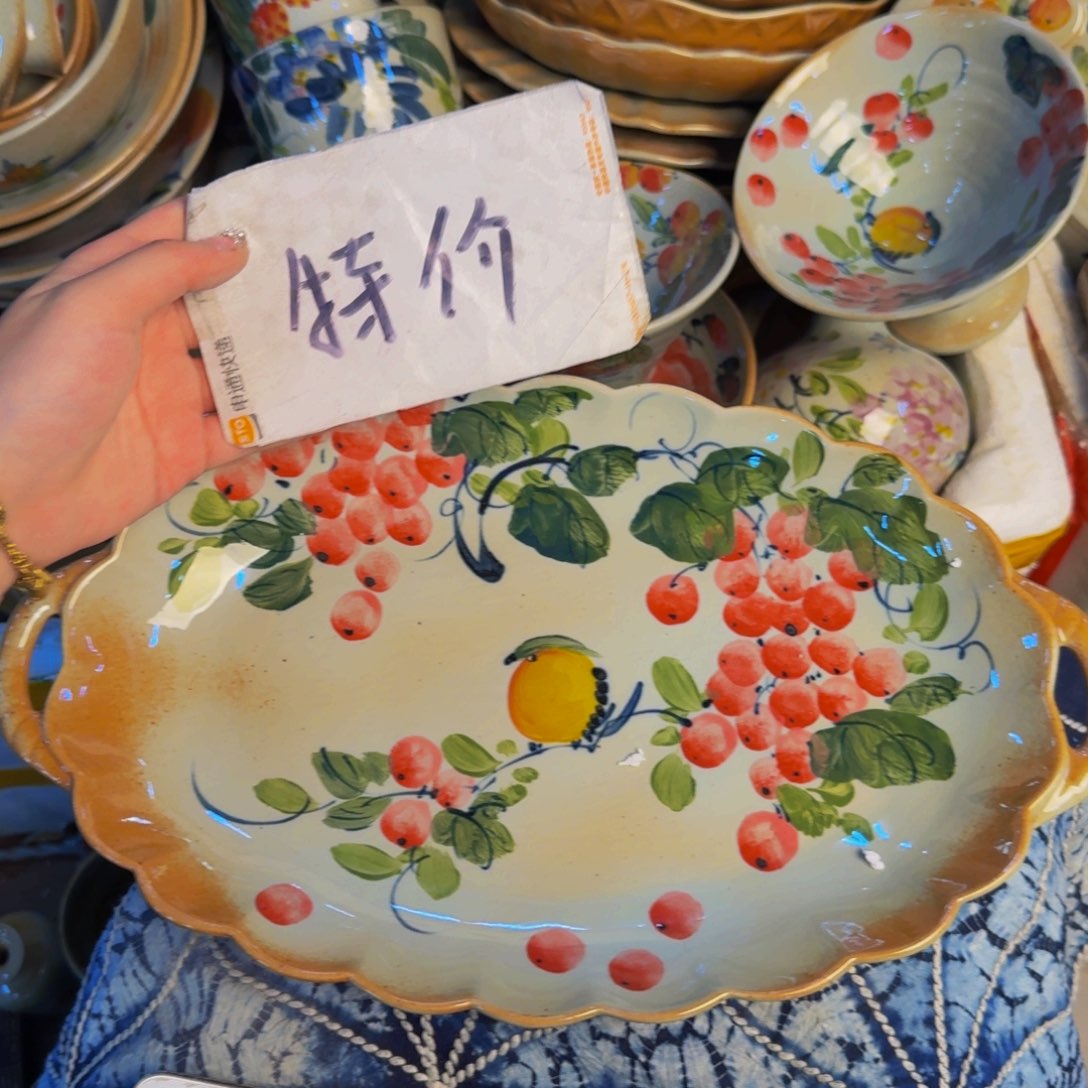 瓷片景德镇陶瓷手工手绘