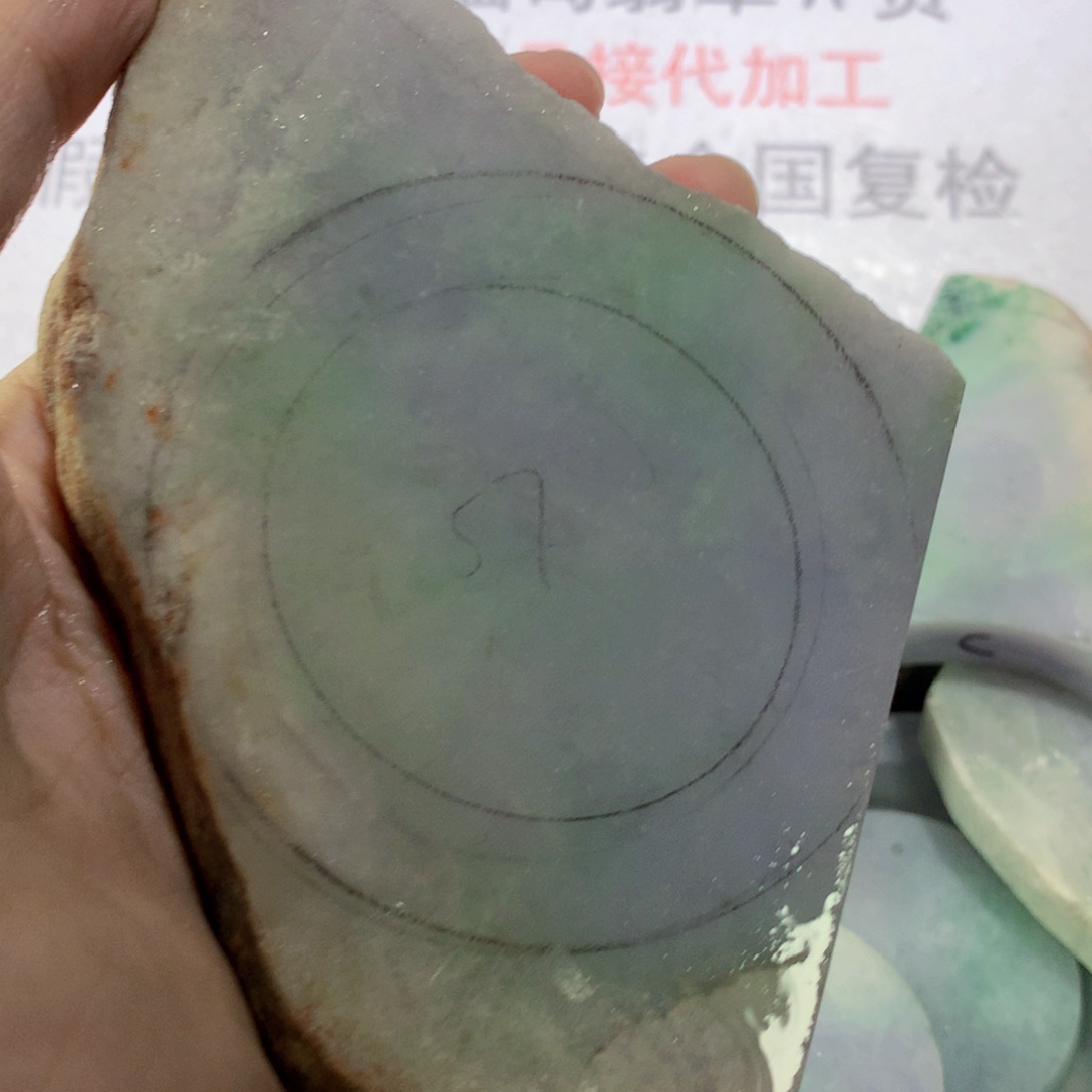 裸石翡翠蛟****海天然缅甸a货31