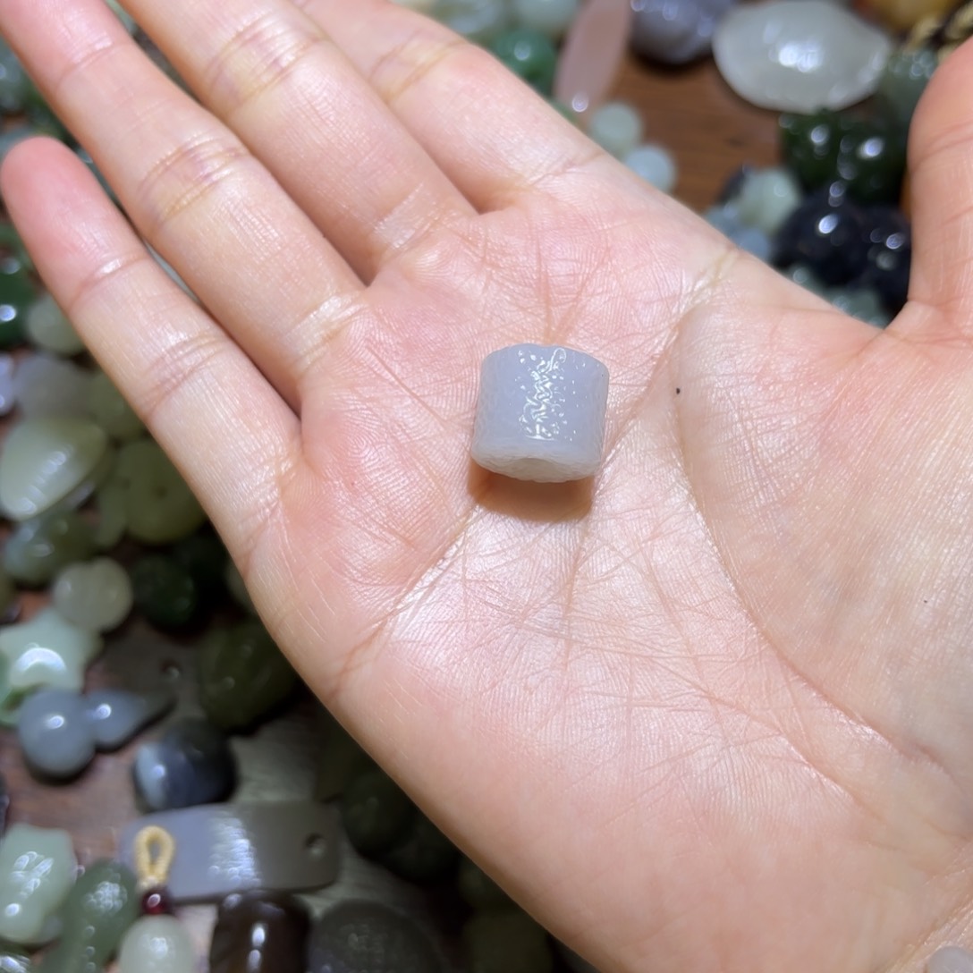 和田玉珠宝半成品未镶嵌f****e