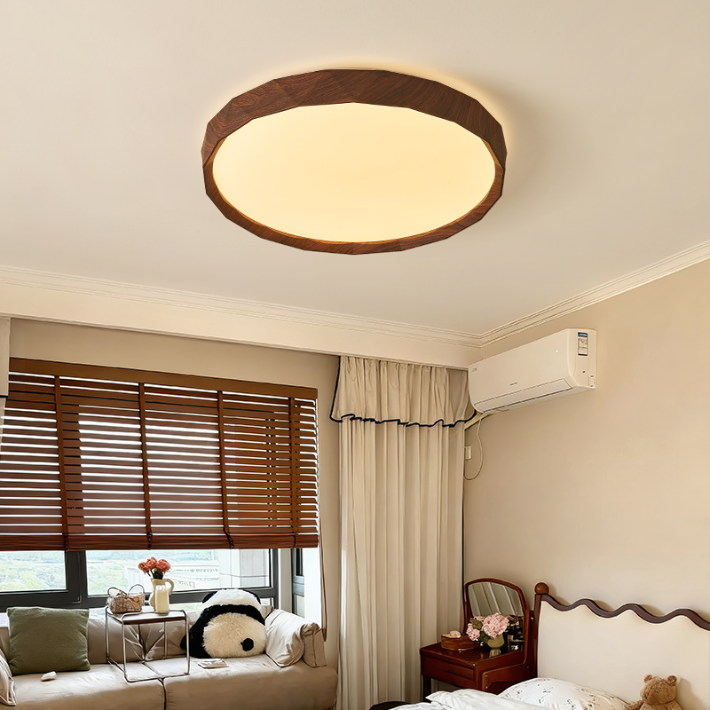 【九木】中古风卧室书房灯现代简约大气复古房间灯全光谱护眼吸顶灯