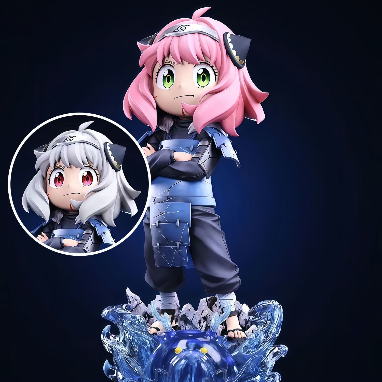 阿尼亚cos扉间19cm双头雕带底座 动漫手办baijianq