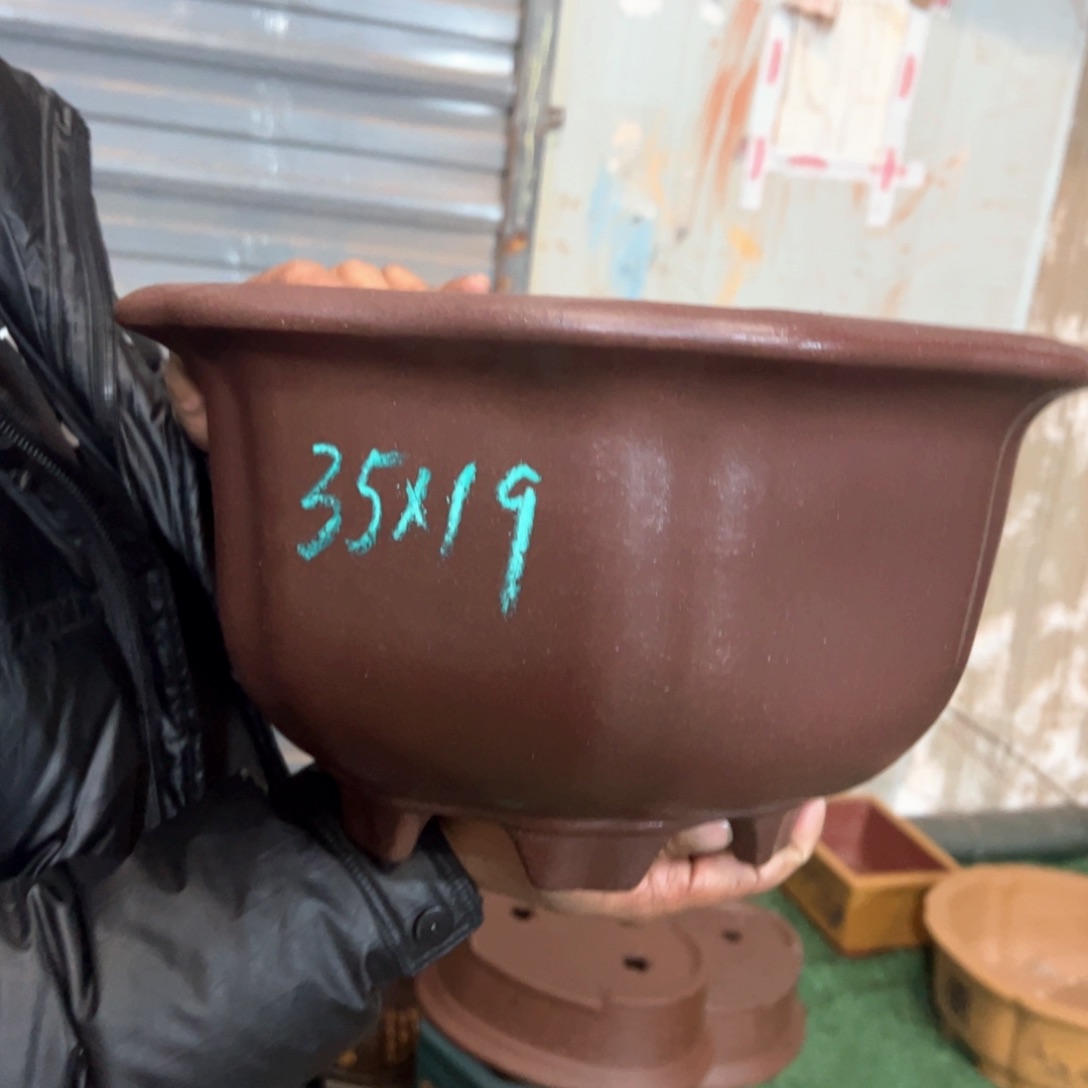 紫砂花盆紫砂花盆