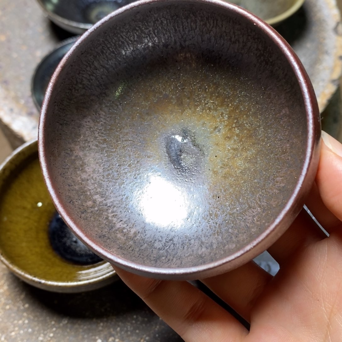 有***见茶盏自然还原柴烧直播间