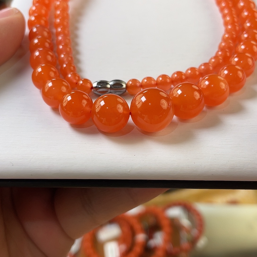 南红玛瑙未镶嵌手链塔链