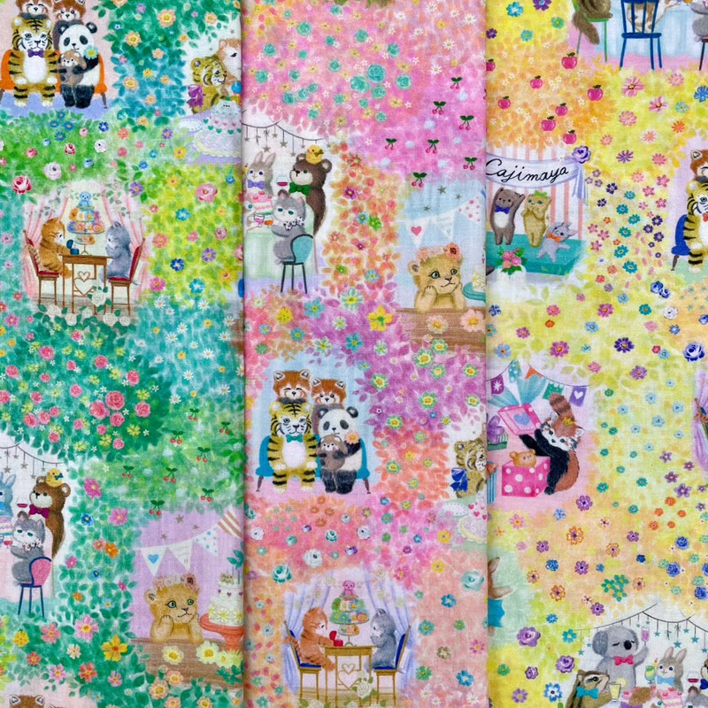 【国内现货】松浦花园派对60支高支棉 手工服装包包diy半米