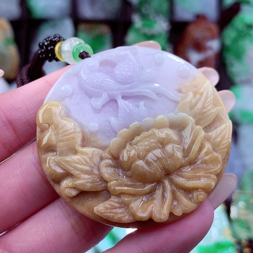 【闪购商品】翡翠颈饰未镶嵌挂件