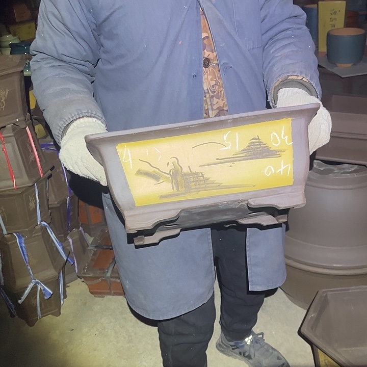 紫砂花盆紫砂花盆和