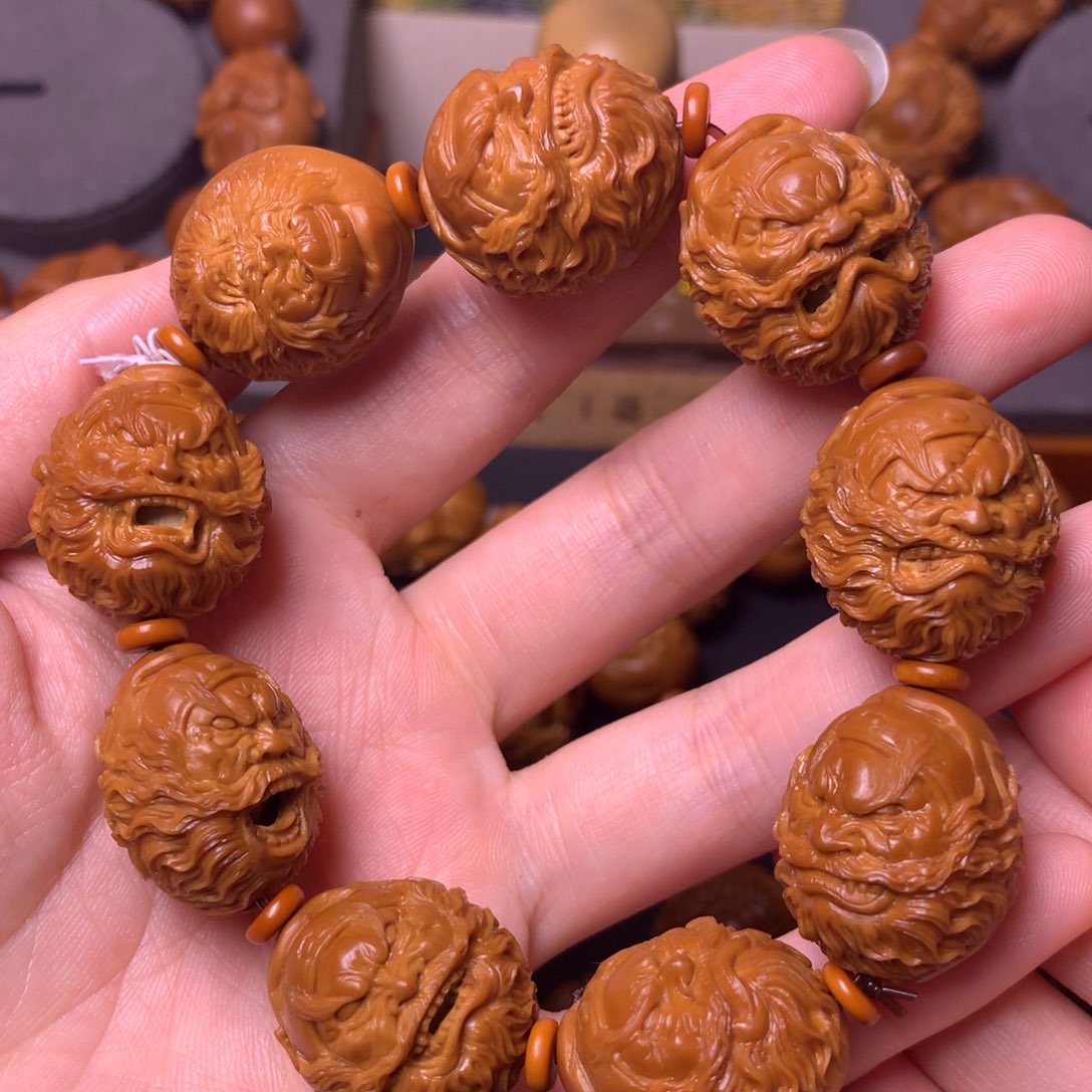 橄榄核手串/手链钟馗头