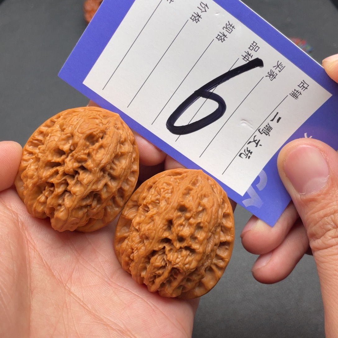 文玩核桃把件将军膀39