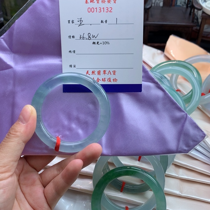 五***陪翡翠未镶嵌手镯翡翠