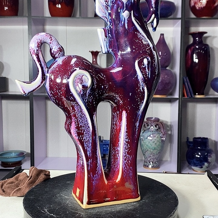 瓷片中国神垕精品钧瓷