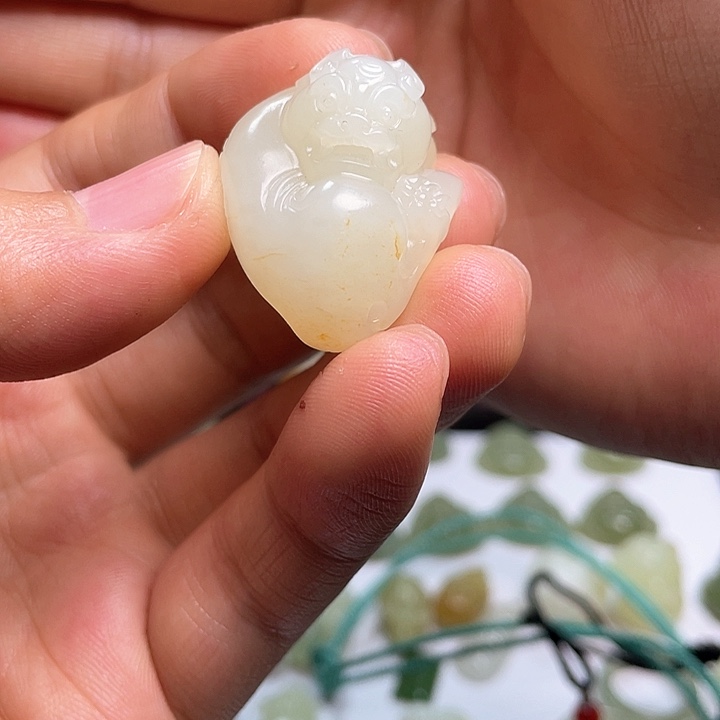 和田玉（白玉）和田玉立体貔貅未镶嵌