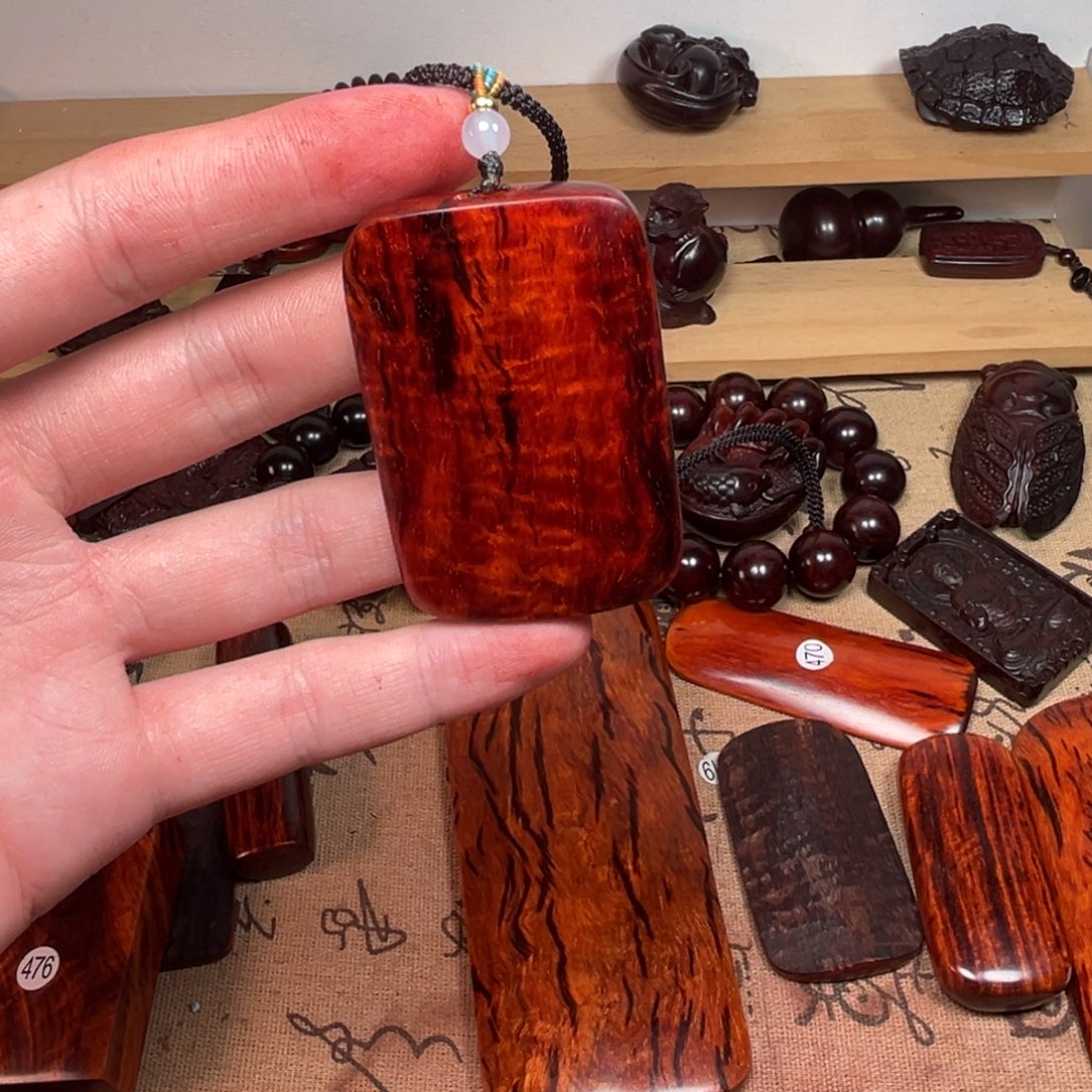 万***爷小叶紫檀把件印度小叶紫檀