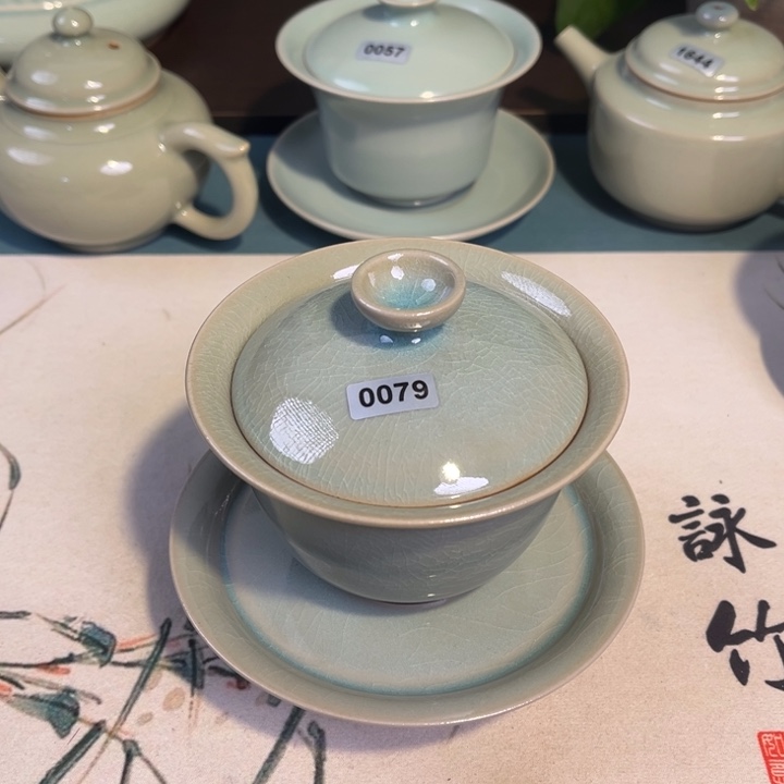 瓷杯子0079 青鸾汝瓷汝州发货