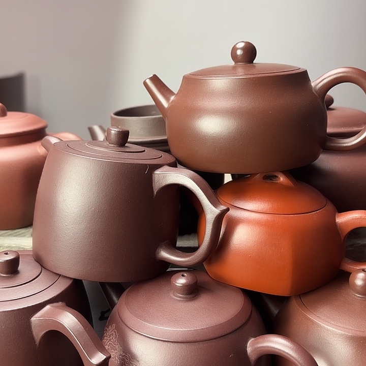 紫砂茶壶处理价。不退货。宜兴紫砂壶工艺