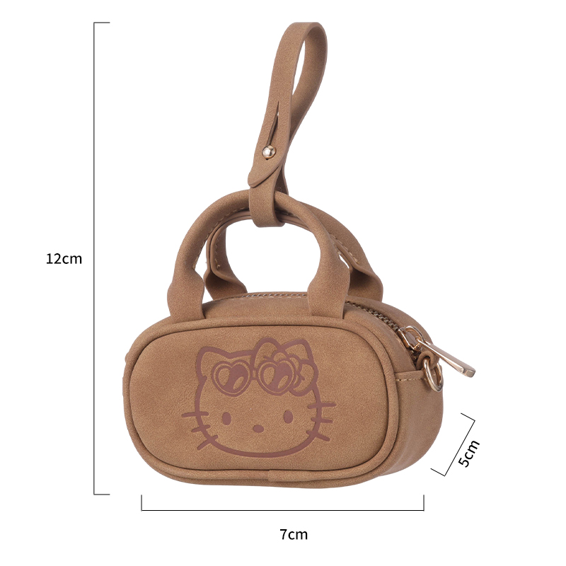 Hello Kitty夏日黑皮系列-迷你挂包&名创优品