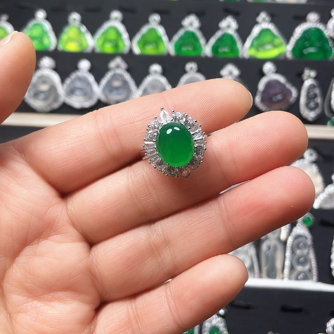 玛瑙/玉髓戒指合金