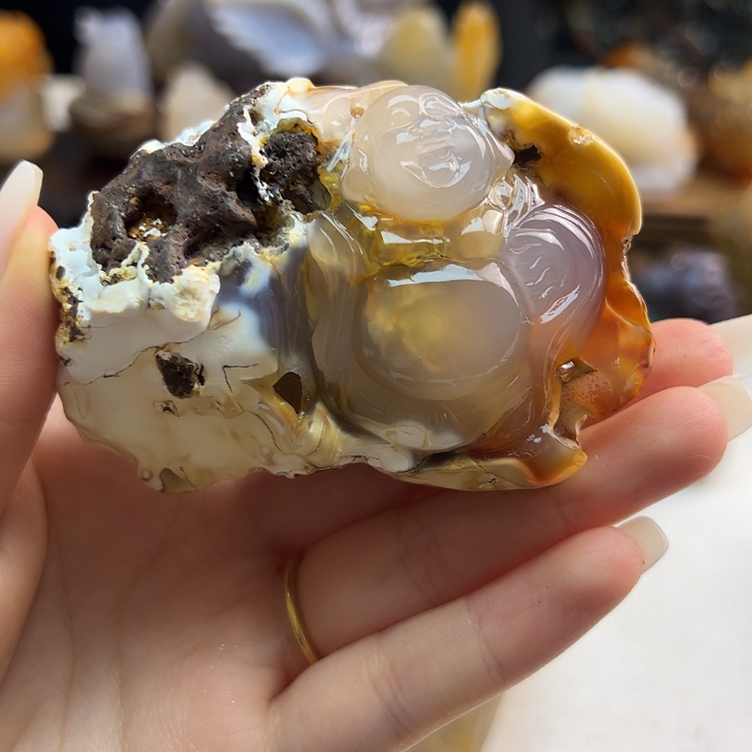 玛瑙/玉髓未镶嵌颈饰