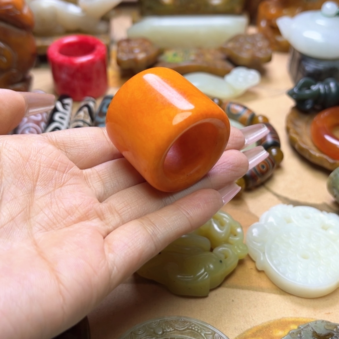 【闪购商品】蛇纹石玉颈饰未镶嵌