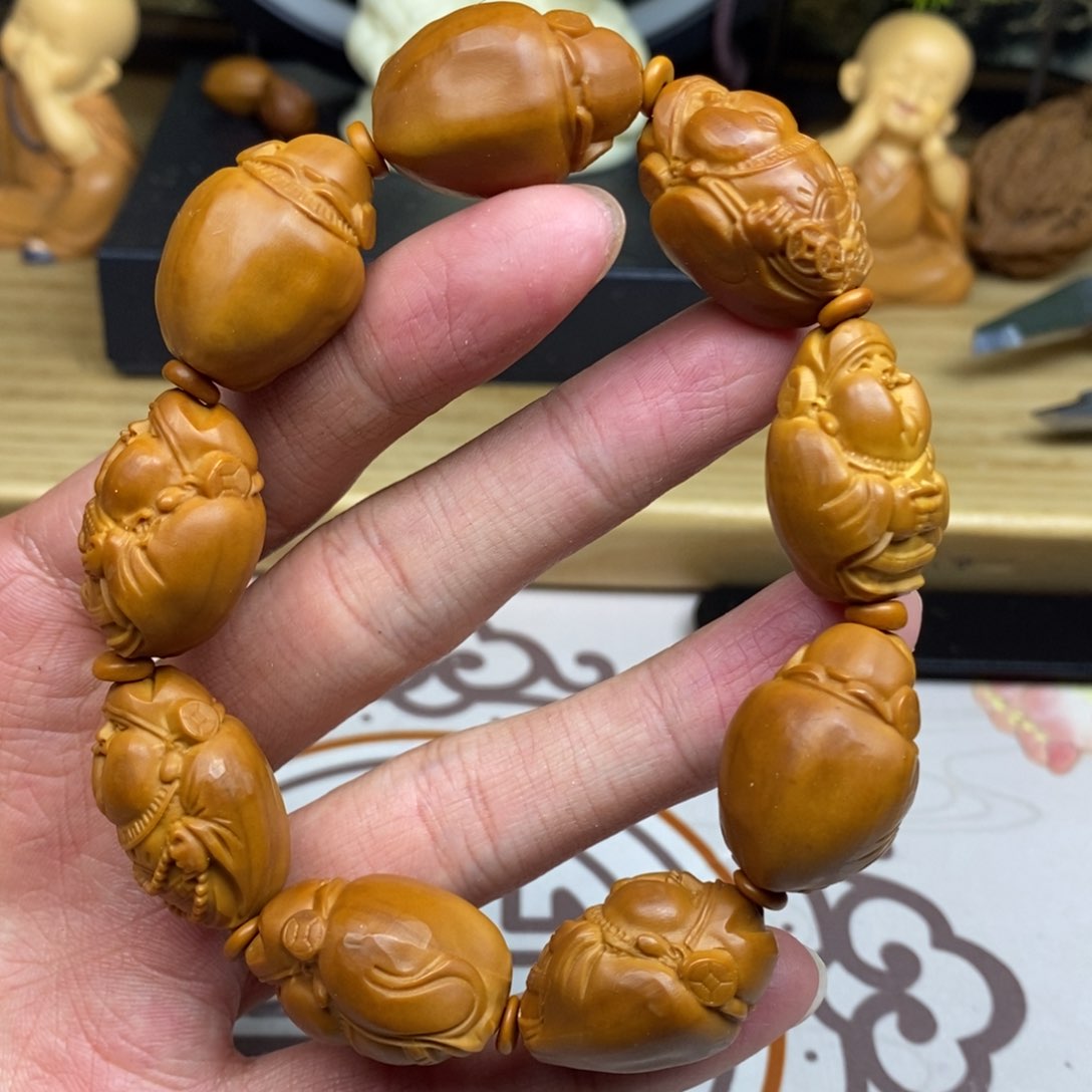 橄榄核手串/手链橄榄核雕工艺手串