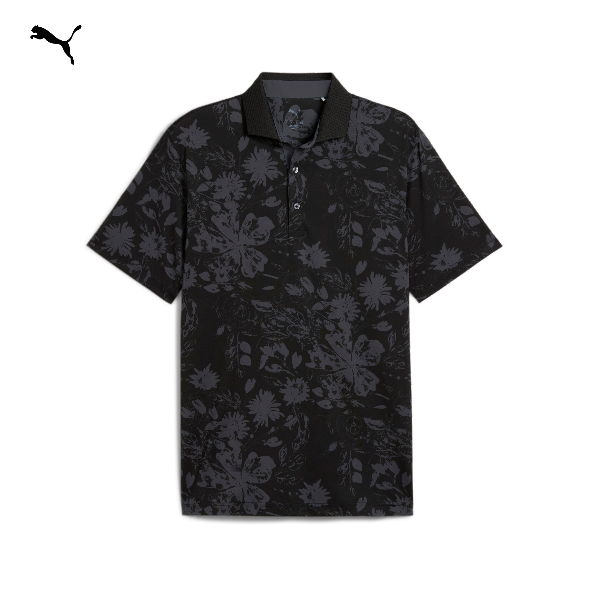 PUMA/彪马男士高尔夫速干高弹力超轻量透气印花短袖   628829