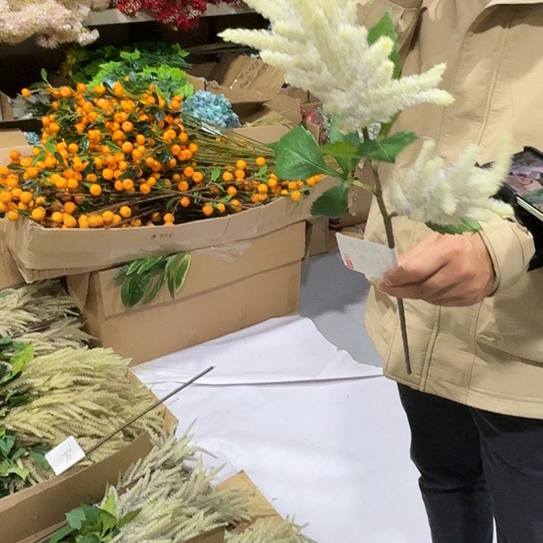 5枝络新妇仿真花161号