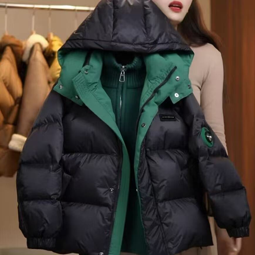 男童羽绒服新款冬季保暖加厚连帽外套男孩帅气上衣儿童痞帅炸街潮