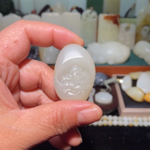 和田玉挂件未镶嵌