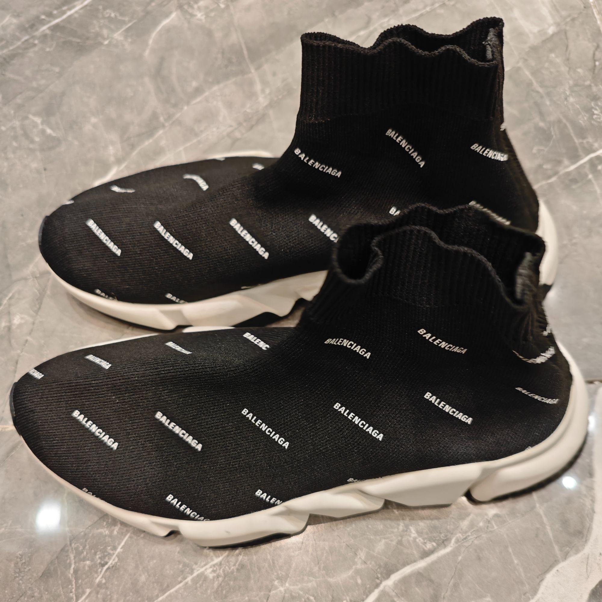 95新 Balenciaga/巴黎世家 袜子鞋38码黑色/250818VHHYQ32