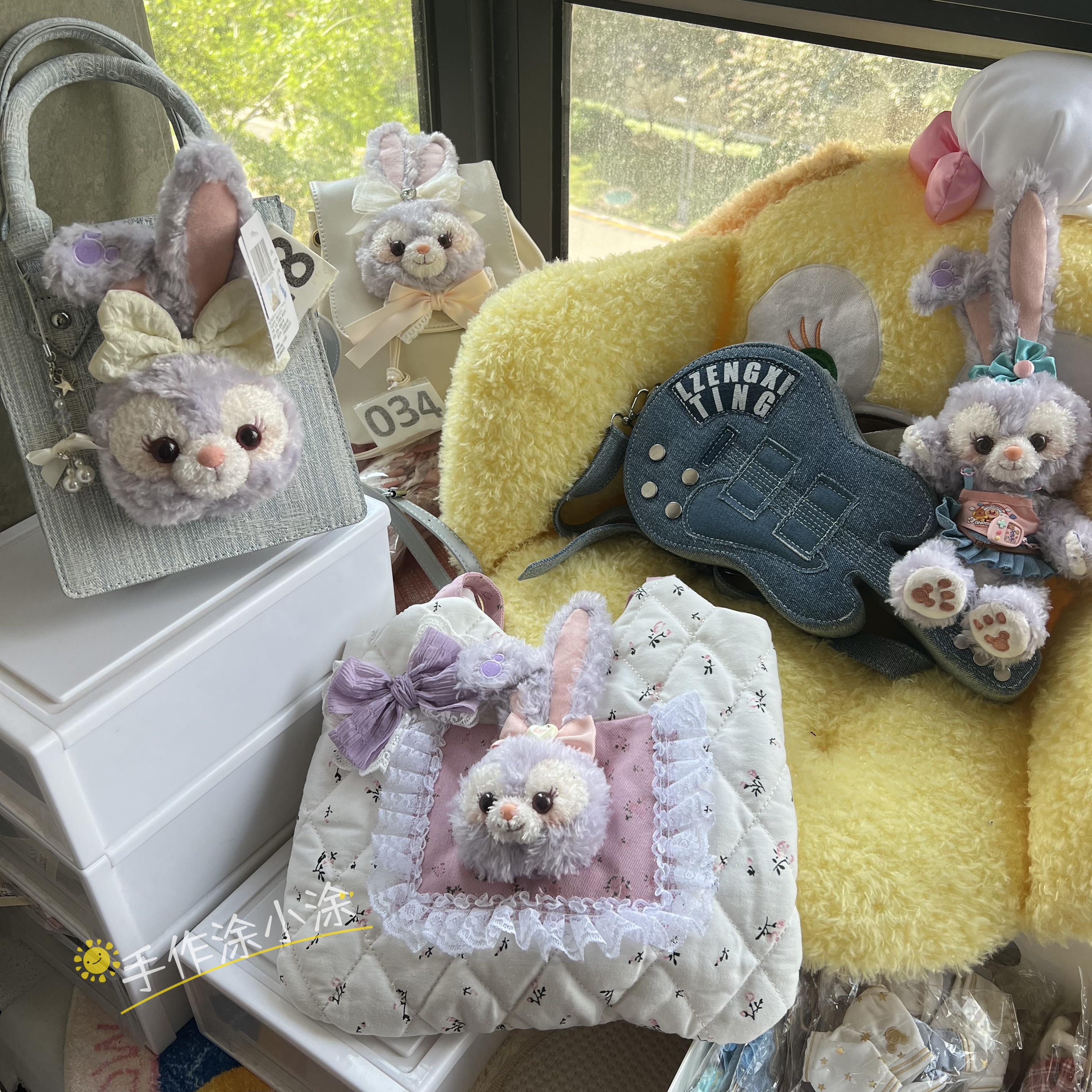 手作款正改兔兔可爱包包系列