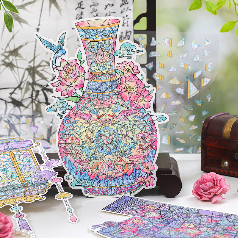 纸迹 历史痕迹系列拼图贴纸 沉浸式手工diy微缩场景修复师贴画