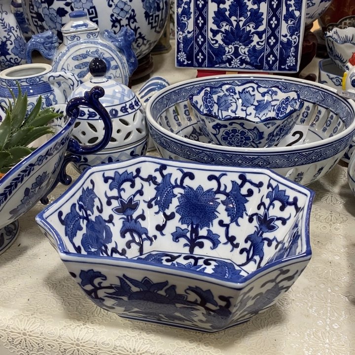 摆件手绘陶瓷水果果盘