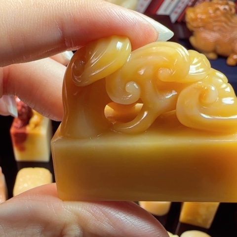 寿山石9**哥寿山印章