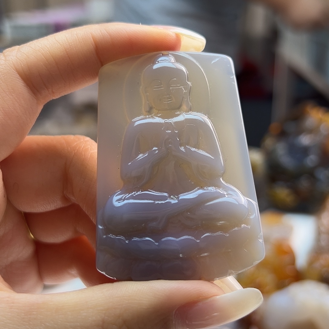 玛瑙/玉髓未镶嵌吊坠(不含链)