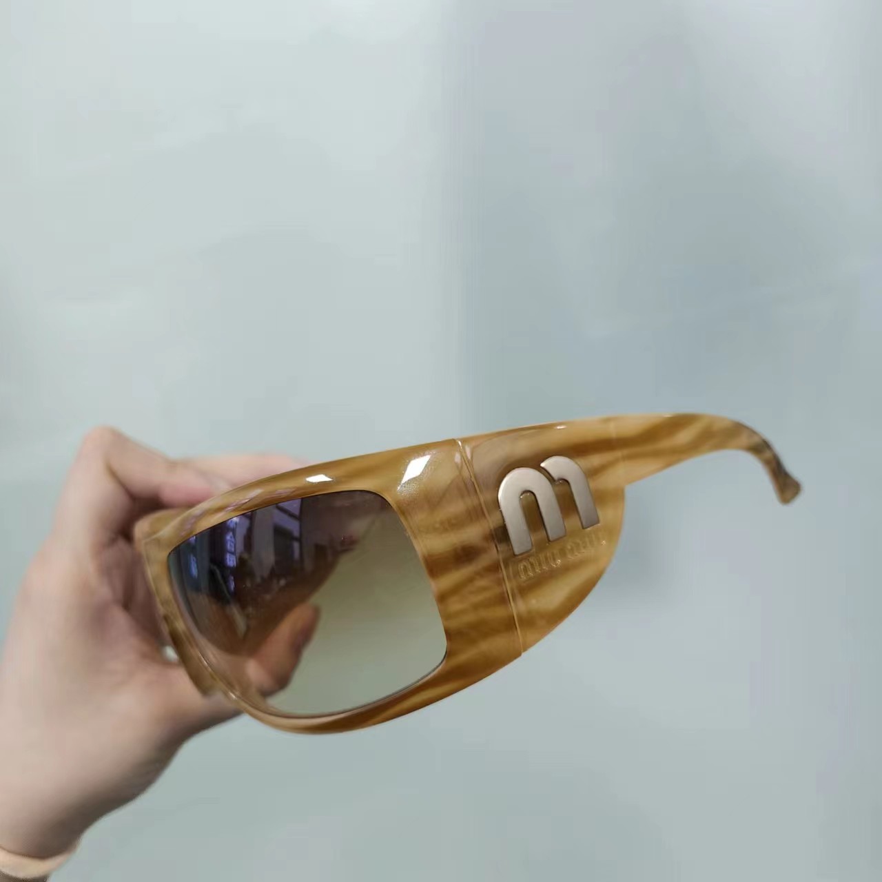 95新 MIU MIU/缪缪 乱乱子中古/女士/墨镜/71567