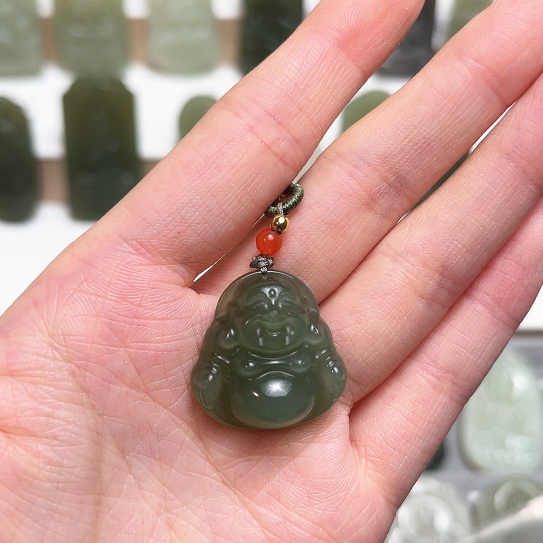 和田玉颈饰未镶嵌信*达