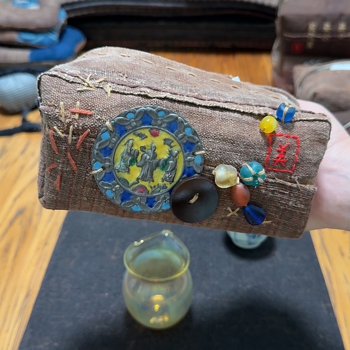 紫砂柿染手作纸巾盒