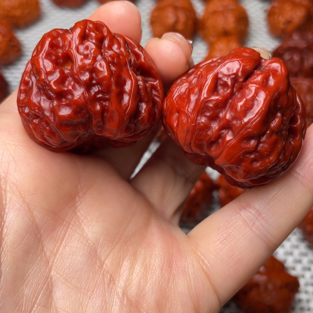 桃核吊坠文玩核桃 手把件 蛤蟆头 38