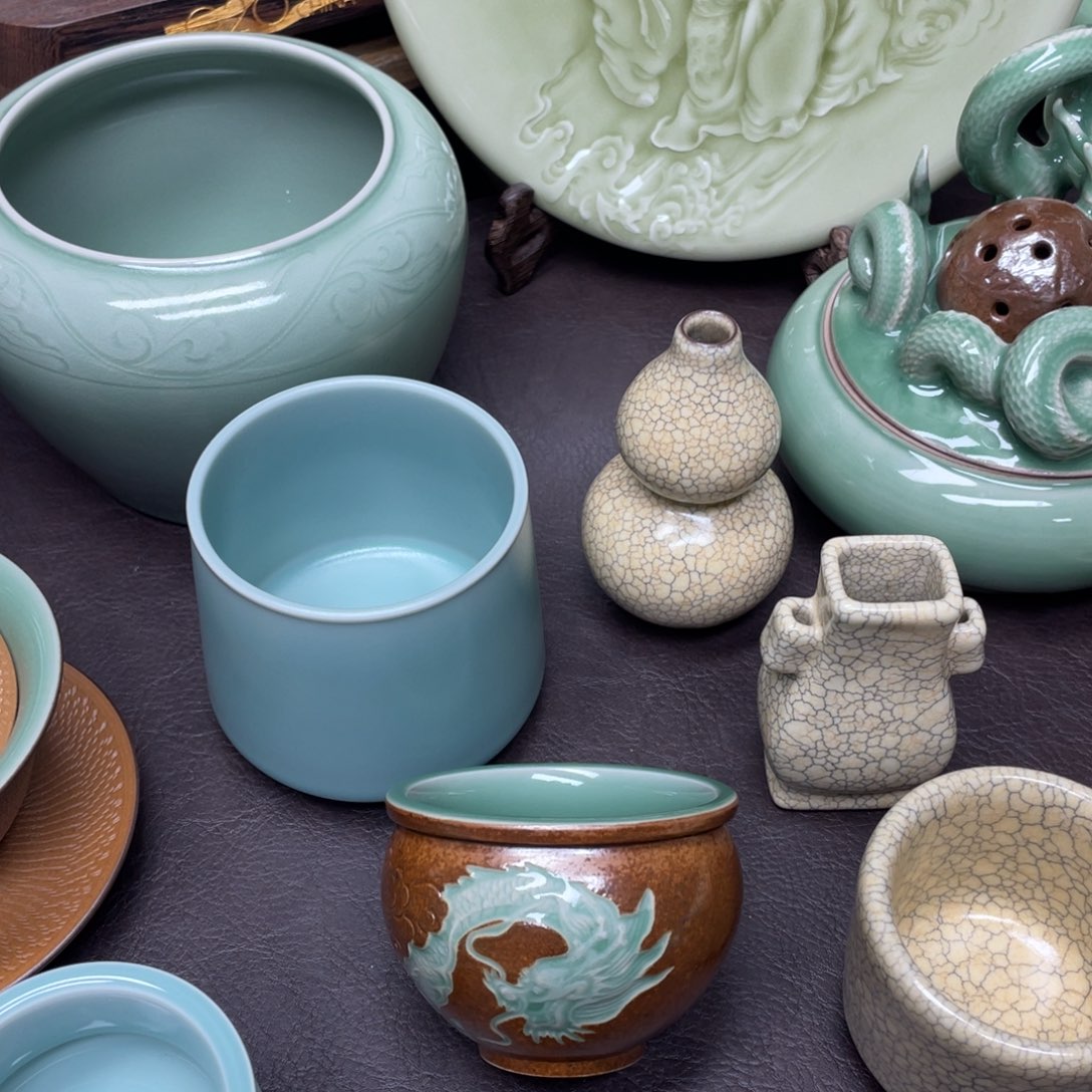 福利青瓷茶具杯子