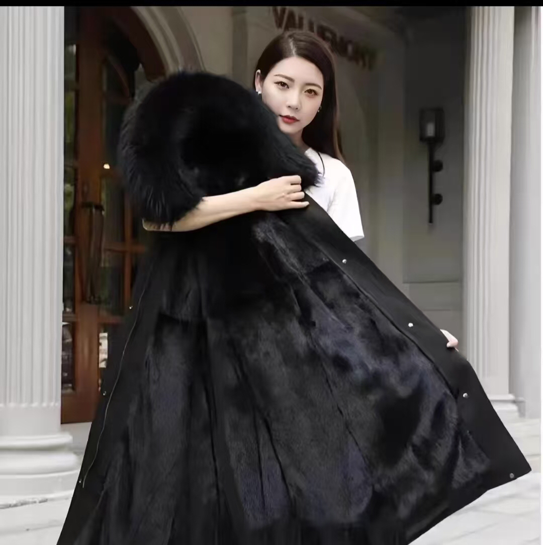 2026新款女士水貂尼克服（活里活面袖子加毛1米长）
