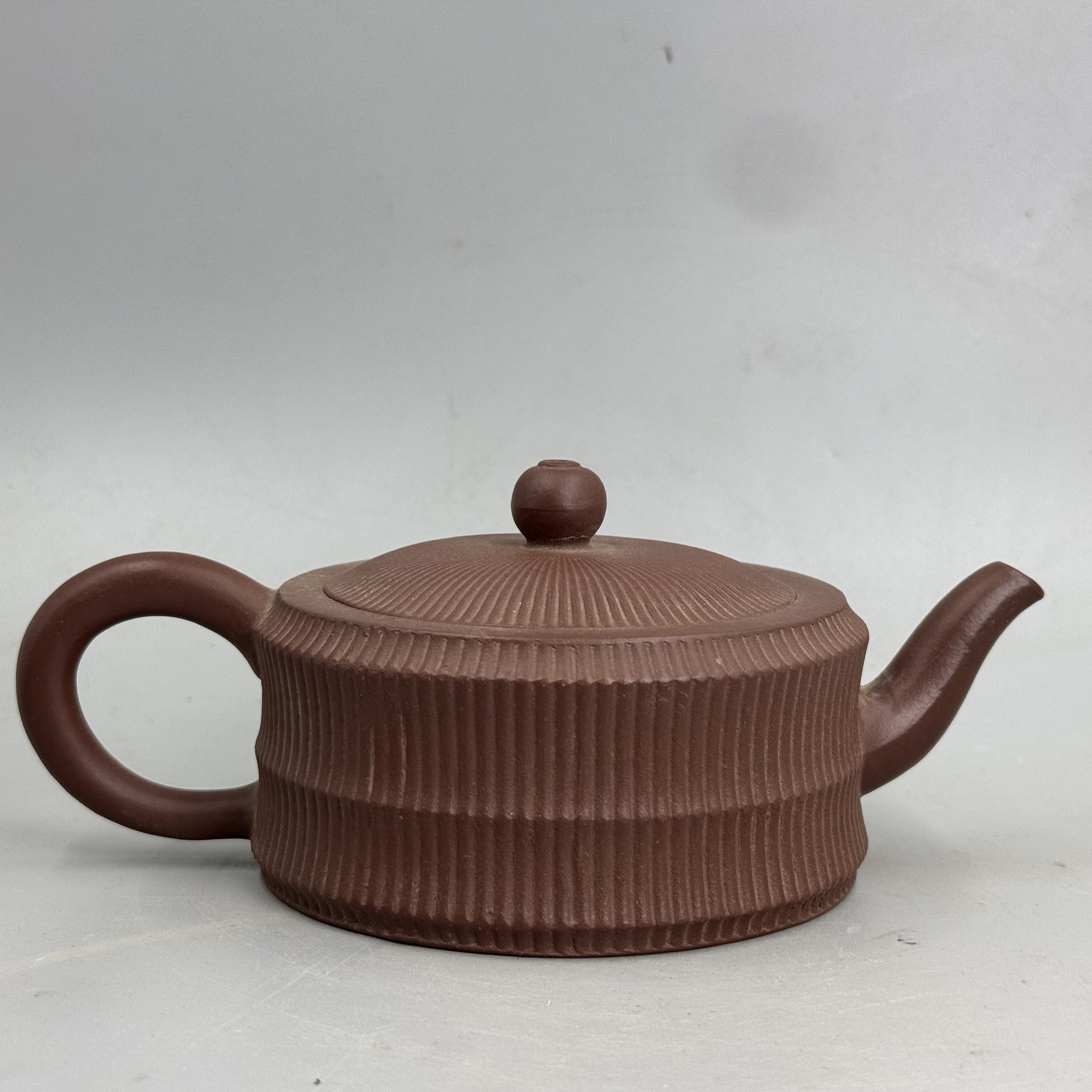 原矿段老紫泥紫砂茶壶（看底私信）