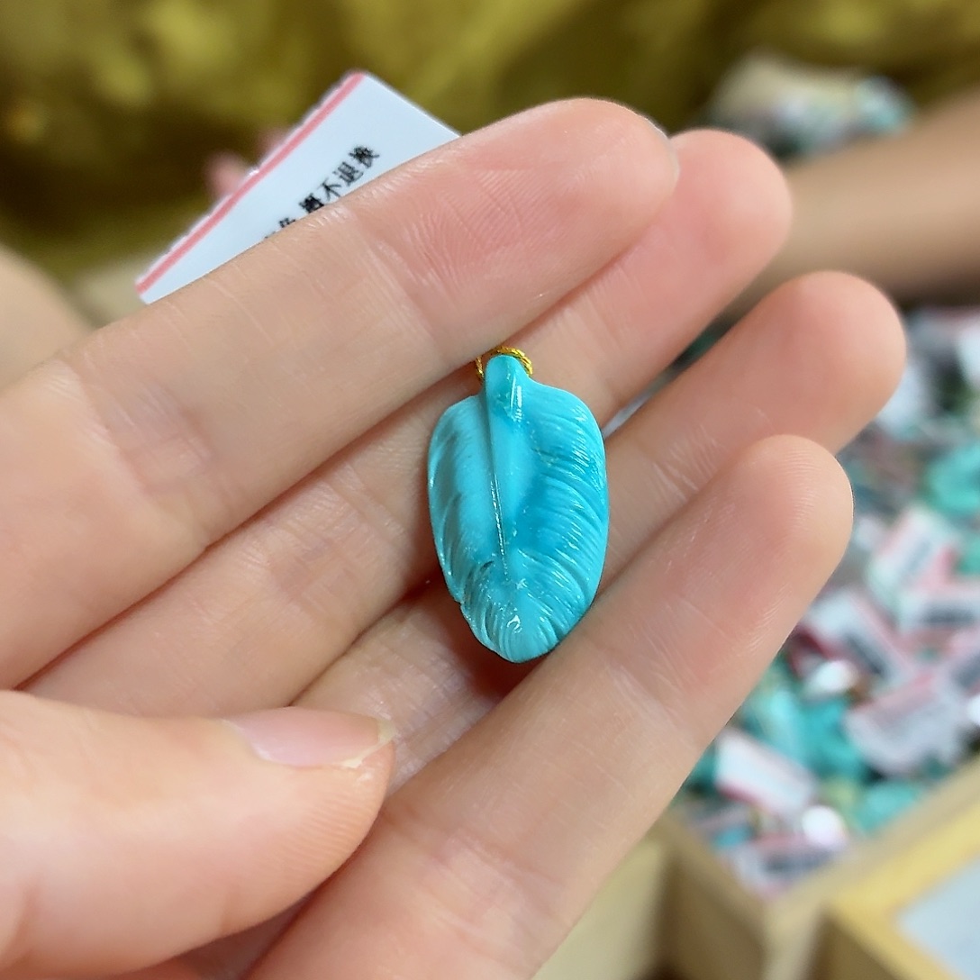 未镶嵌绿松石珠宝奇石