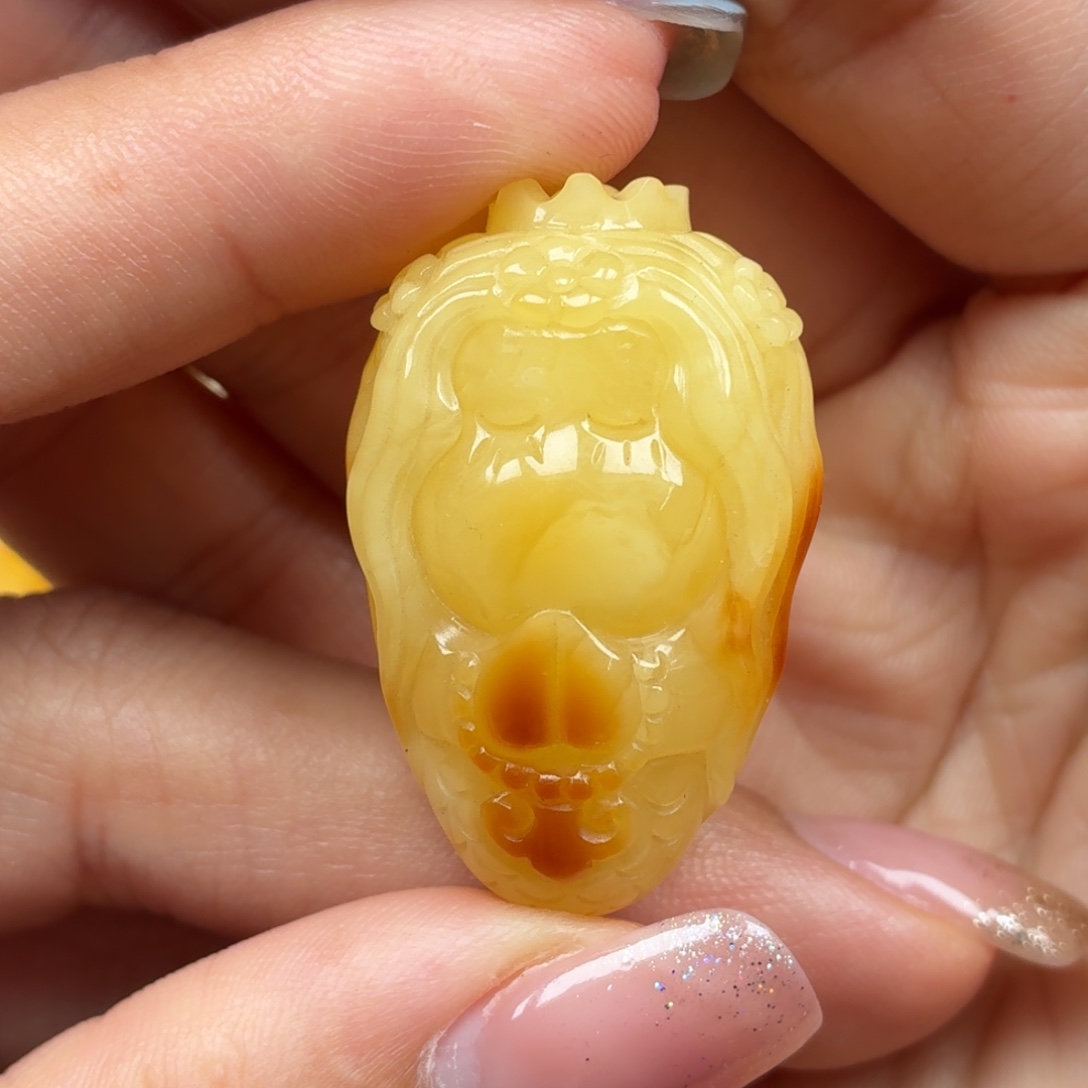 琥珀未镶嵌裸石蜜蜡