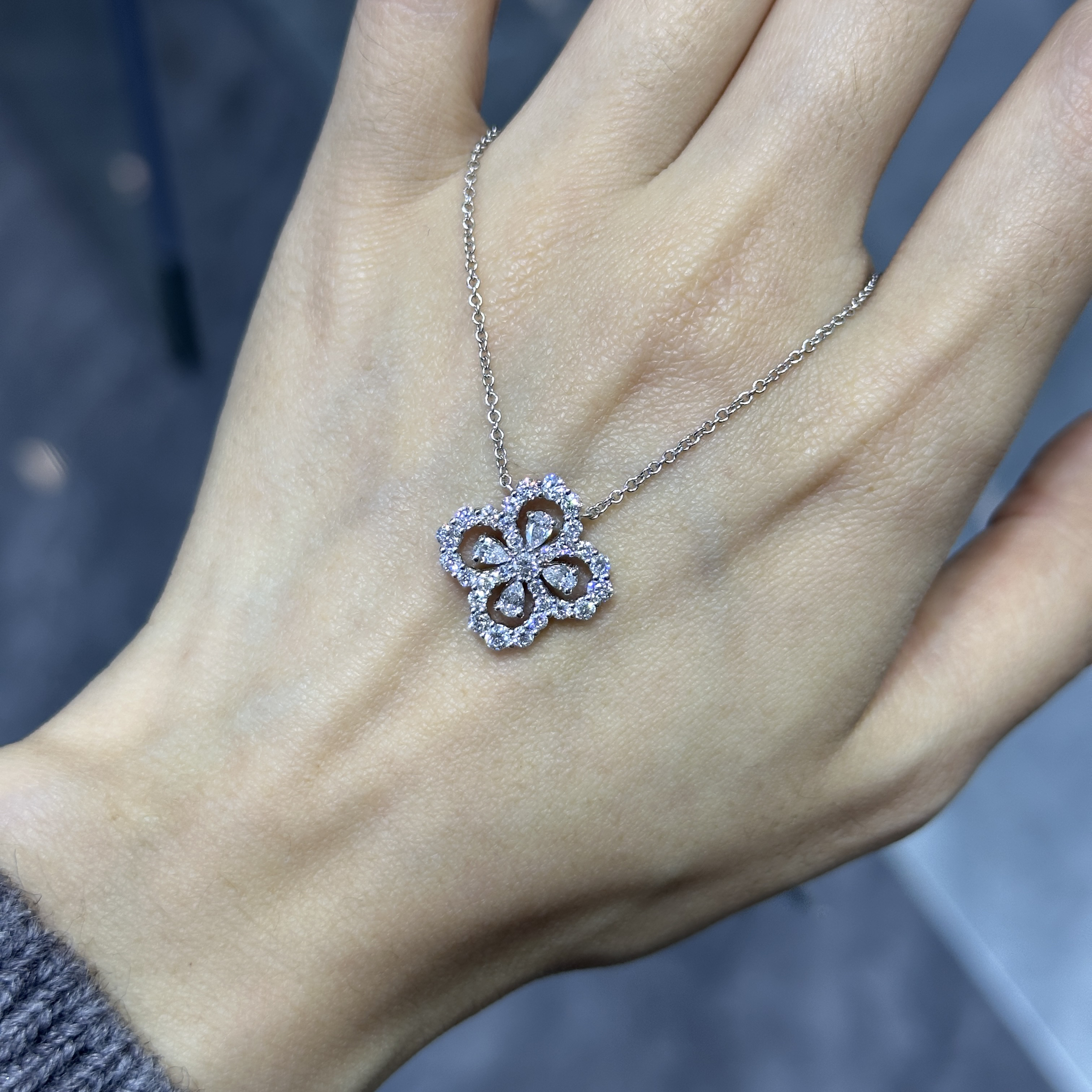 实验室培育钻石铂金培育钻石项链经典百搭合集