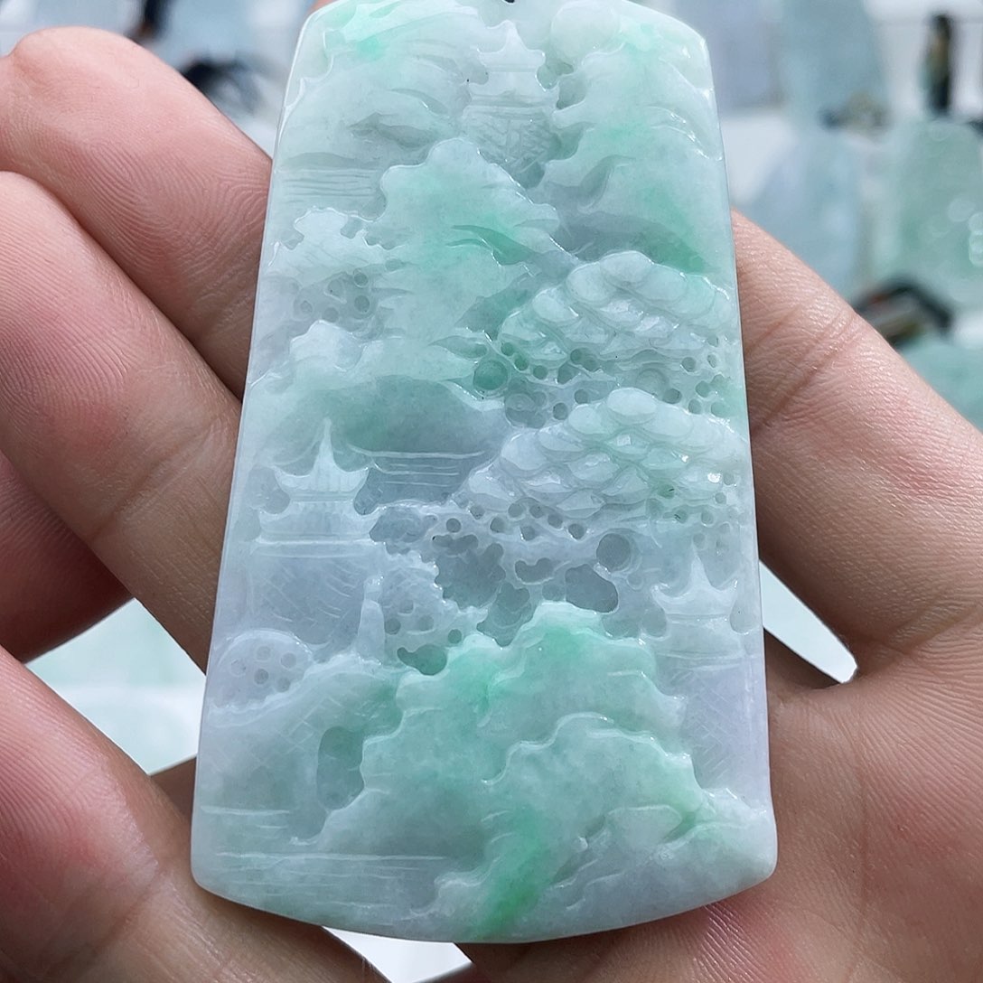 颈饰未镶嵌翡翠翡翠