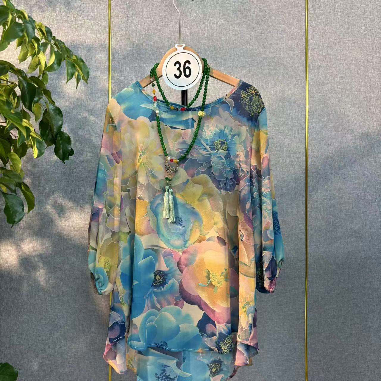 槿恬家大码女装上衣-36