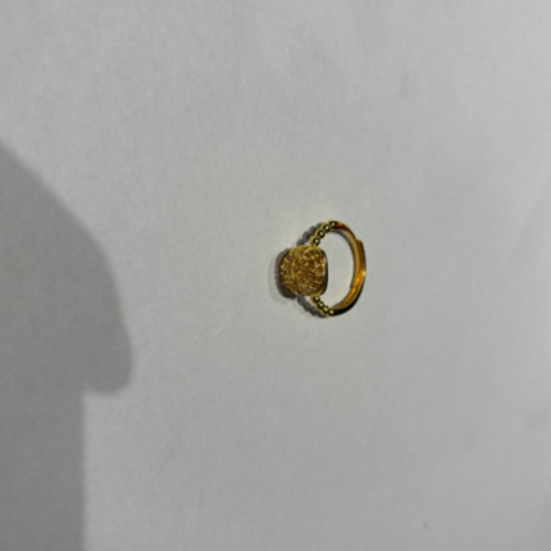 足银戒指 足银拉丝方糖戒指