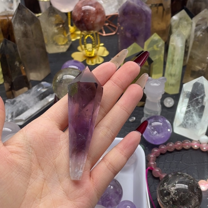 水晶8未镶嵌k***_天然水晶