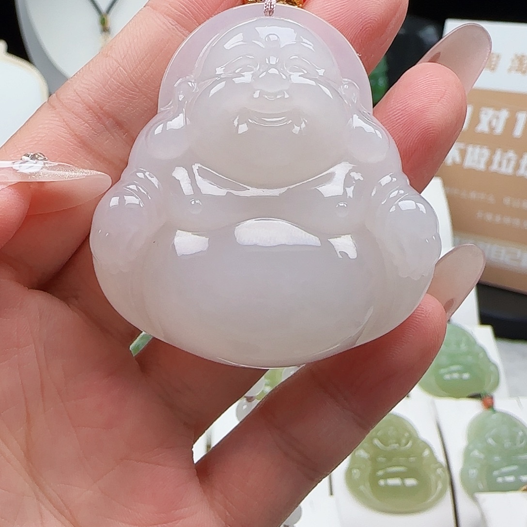 吊坠(赠链)足金镶嵌和田玉52